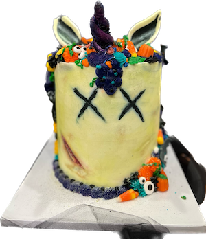Halloween Unicorn Cake 